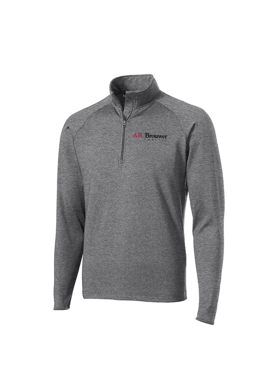 Men's Performance 1/4 Zip- Black, Heather Grey, Red