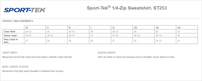 Sport-Tek 1/4-Zip Sweatshirt (Black)