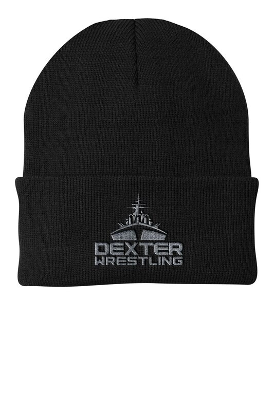 Knit Beanie- Black
