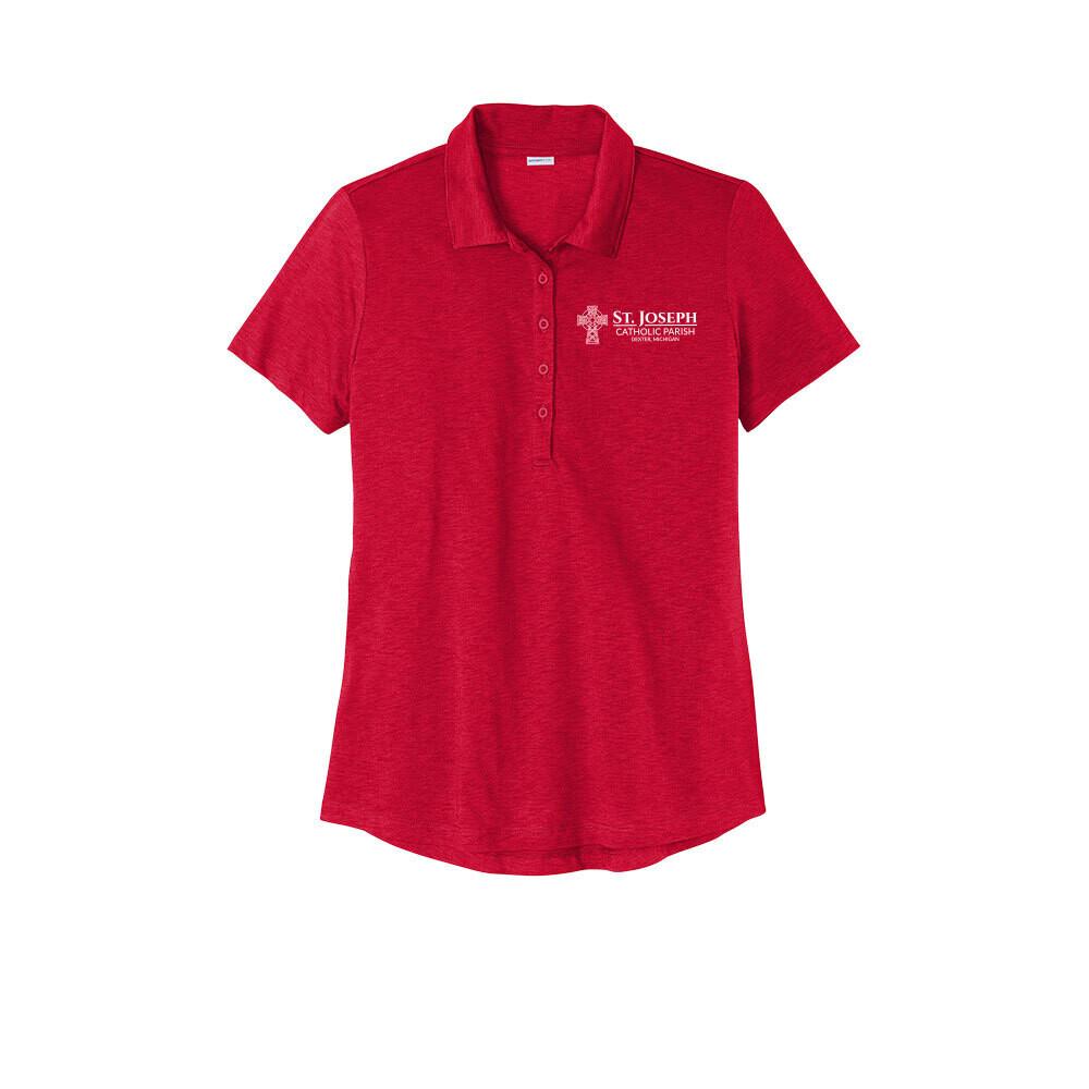 Sport- Tek Ladies PosiCharge Polo- Red or Light Grey Sport- Tek Ladies PosiCharge Polo- Red or Light Grey