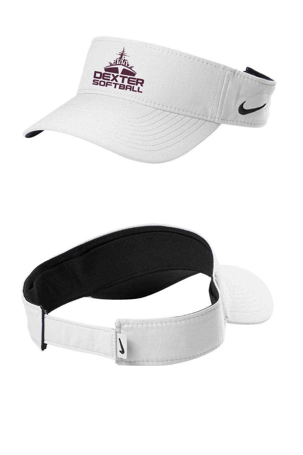 [REQUIRED TEAM GEAR] Augusta Athletic Mesh Visor (OSFA) -White