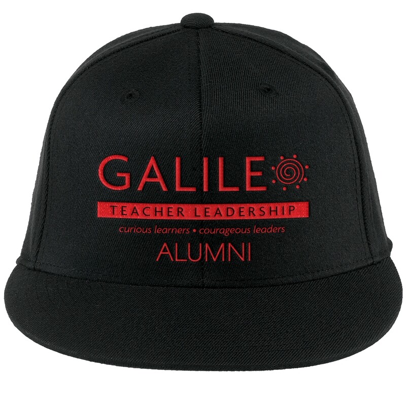 Flat Bill Cap- Black, Grey