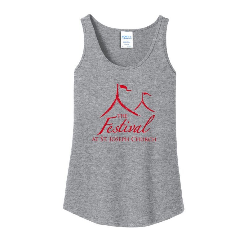 Women's Core Cotton Tank- Red or Grey