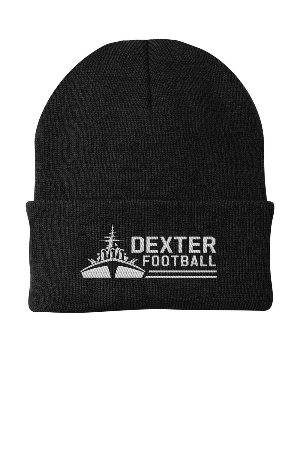 Knit Beanie-Black, Maroon