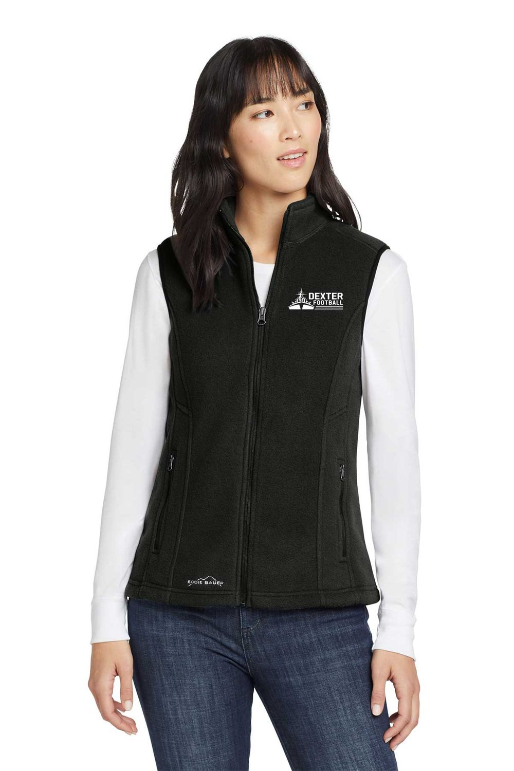 Eddie Bauer Ladies Fleece Vest- Black Eddie Bauer Ladies Fleece Vest- Black