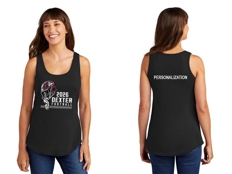Ladie's Core Cotton Tank Top- Black