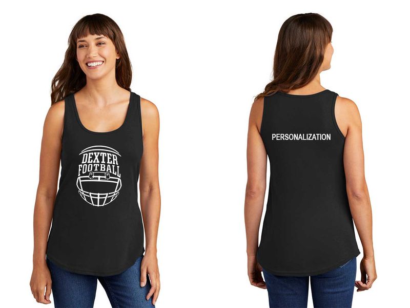 Ladie's Core Cotton Tank Top- Black