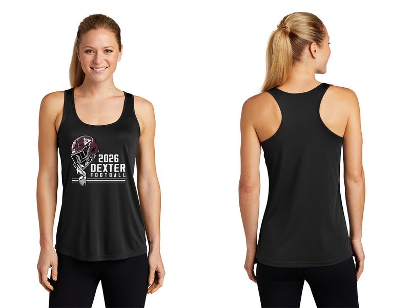 Sport-Tek Ladies Performance Racerback Tank-Black