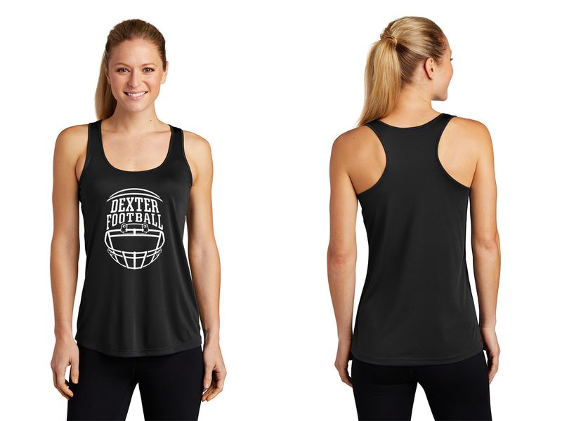 Sport-Tek Ladies Performance Racerback Tank-Black