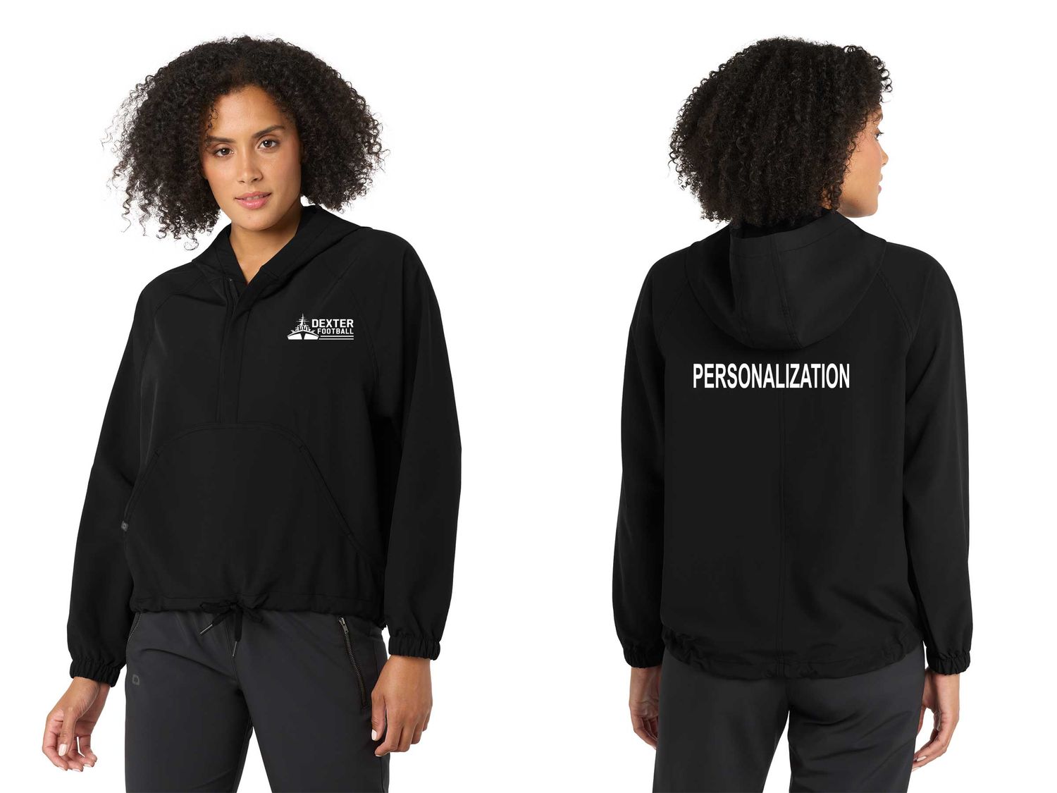 Ladies Anorak Jacket-Black Ladies Anorak Jacket-Black