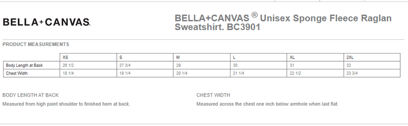 Unisex Sponge Fleece Raglan Crewneck Sweatshirt-Black