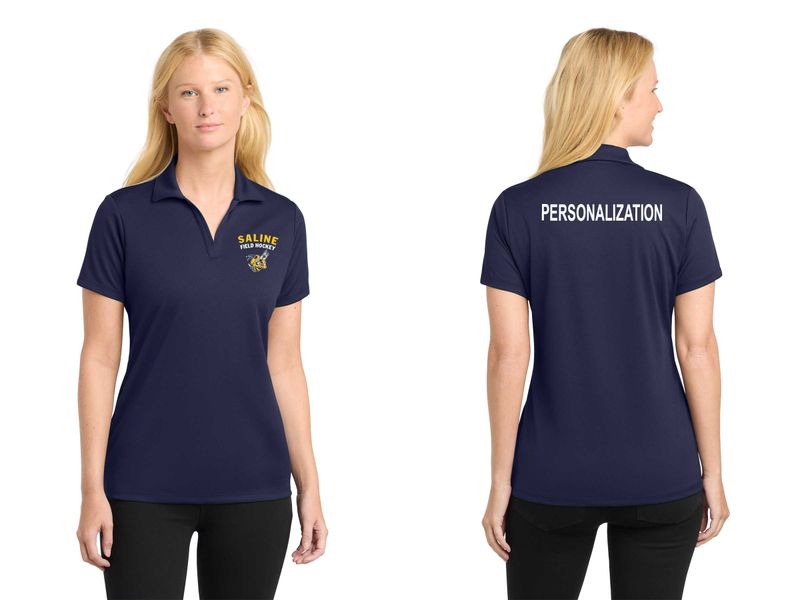 Women's Racer Mesh Performance Polo - Navy, Heather Grey, White