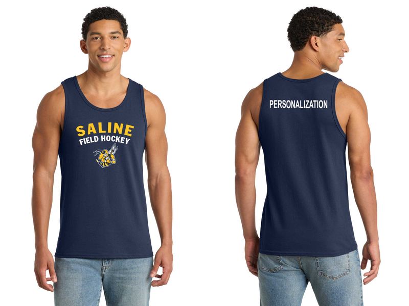 Unisex Core Cotton Tank Top - Navy, Heather Grey