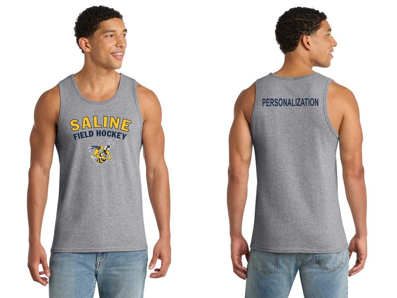 Unisex Core Cotton Tank Top - Navy, Heather Grey