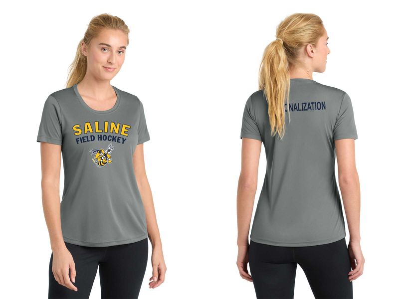 Women's Performance Tee - Navy, Grey Concrete