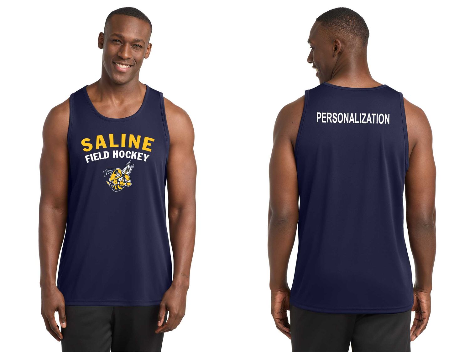 Unisex Performance Tank -Navy