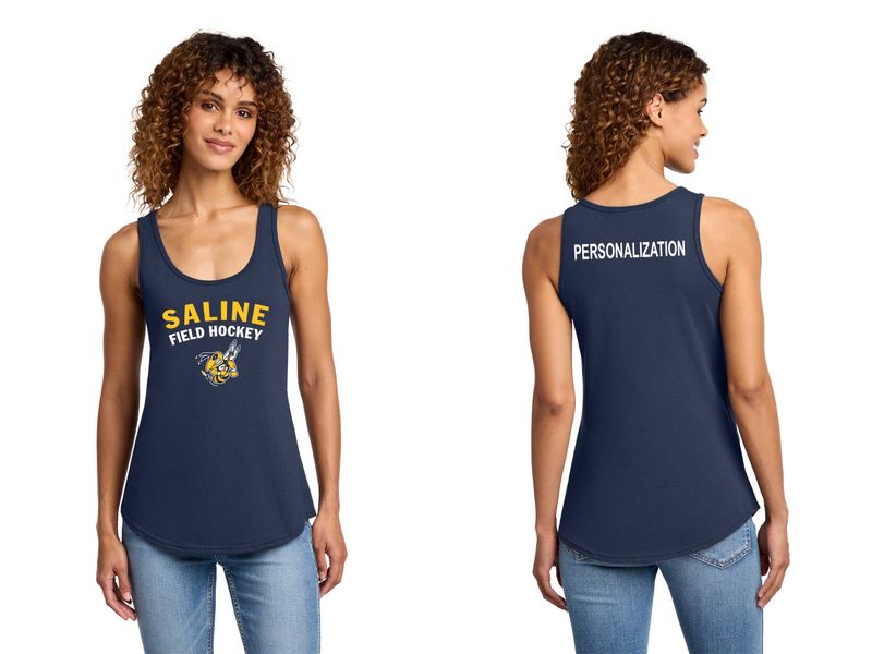 Ladies Core Cotton Tank Top -Navy, Heather Grey