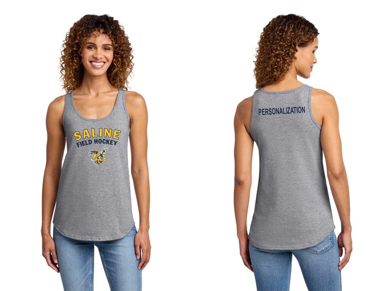 Ladies Core Cotton Tank Top -Navy, Heather Grey