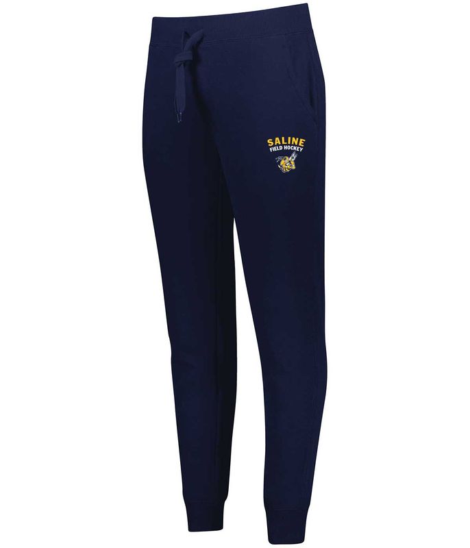 Women's Fleece Jogger - Navy, Charcoal Heather Grey