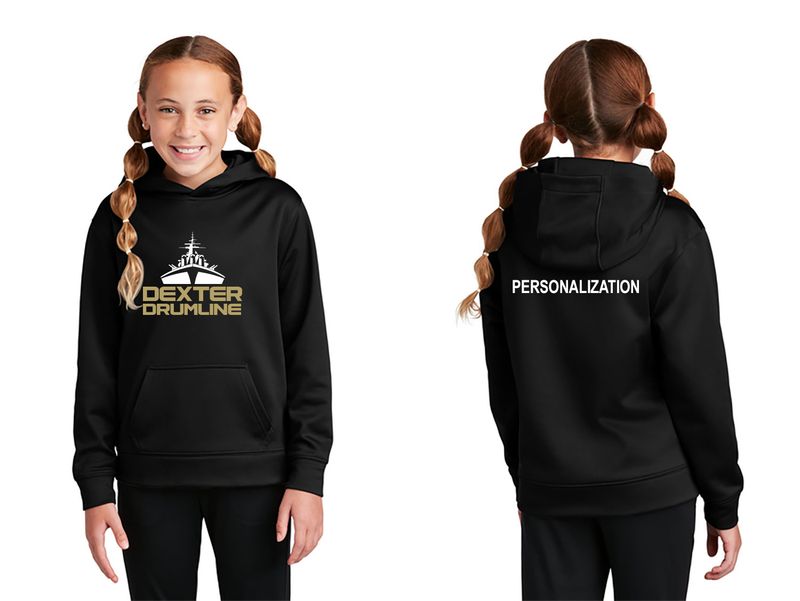 Youth Performance Hoodie - Black