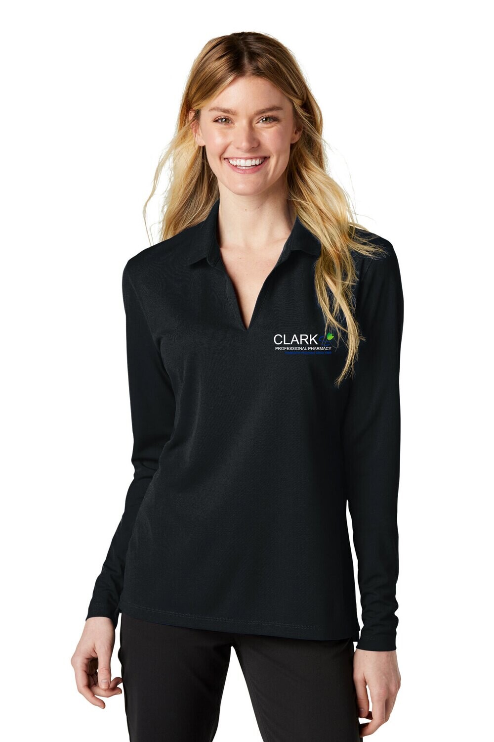 Nike Ladies Dri-FIT Micro Pique 2.0 Polo - Black or Grey Nike Ladies Dri-FIT Micro Pique 2.0 Polo - Black or Grey