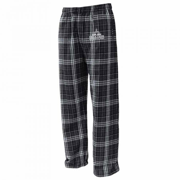 Youth Flannel Pants-Black/White