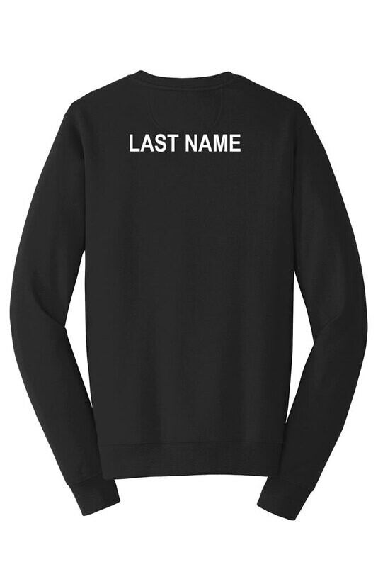 JUNIOR EDGE Fleece Crewneck Sweatshirt-Black