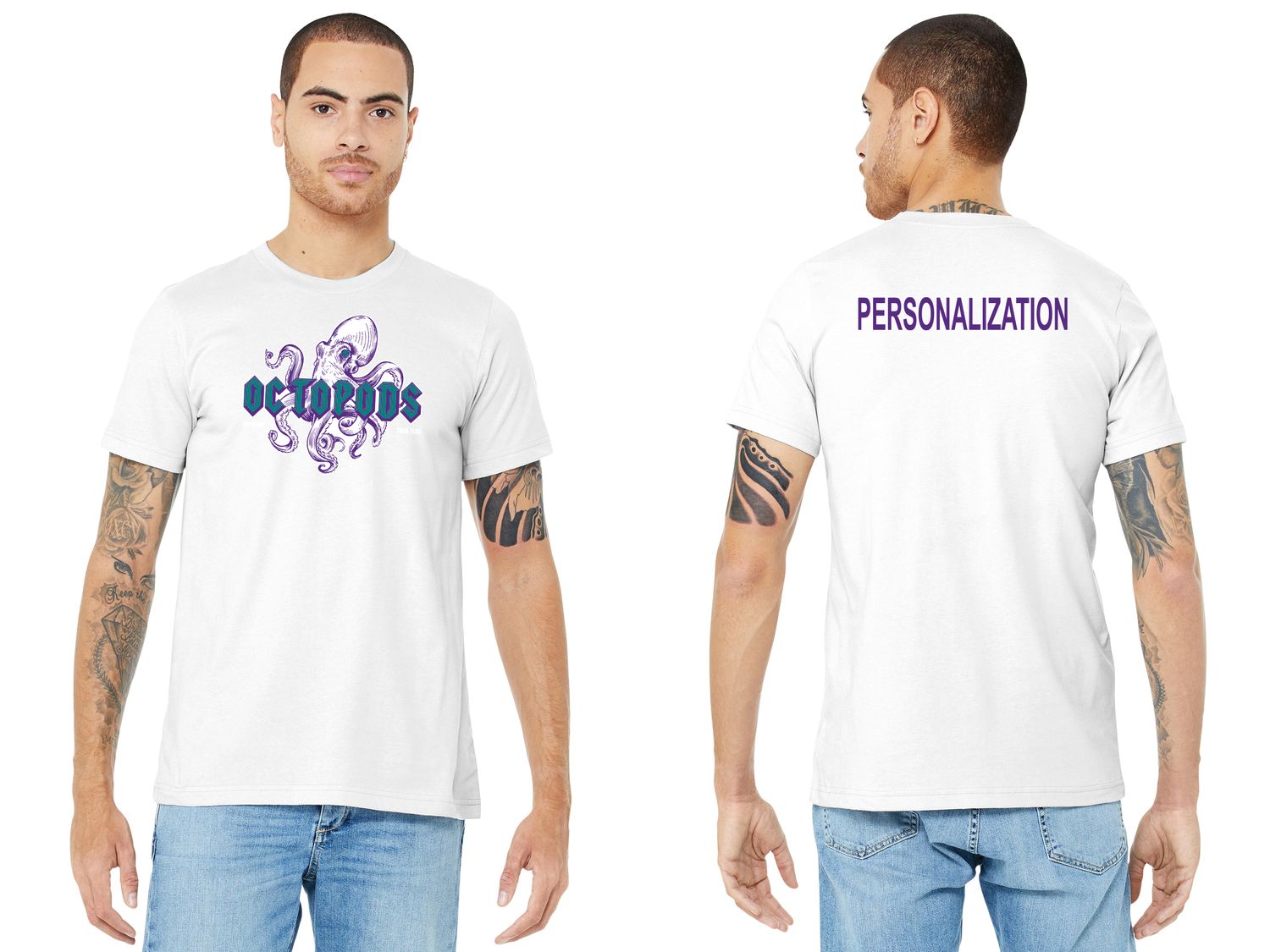Adult Soft Cotton T-Shirt - White/Heather Grey/ Lilac/ Forest