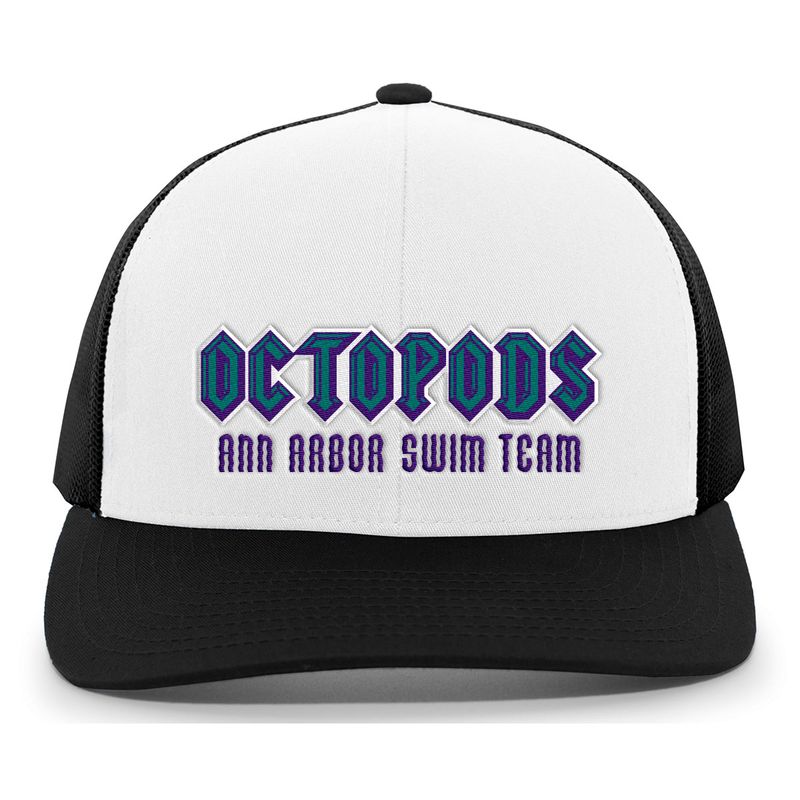 Trucker Snapback Cap - White/Black, Graphite/Black, Graphite/White, Dk Green/White