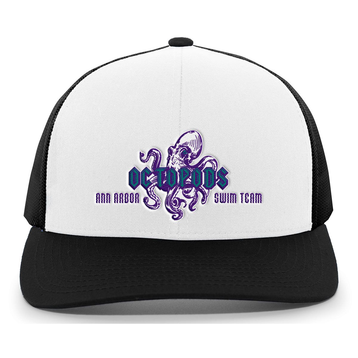 Trucker Snapback Cap - White/Black, Graphite/Black, Graphite/White, Dk Green/White