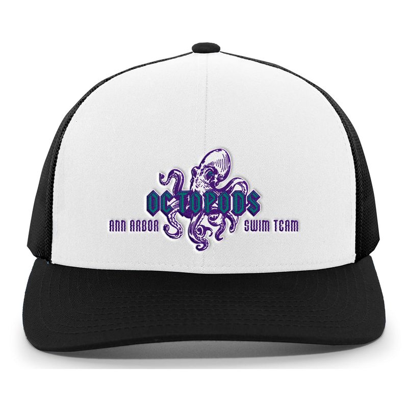 Trucker Snapback Cap - White/Black, Graphite/Black, Graphite/White, Dk Green/White