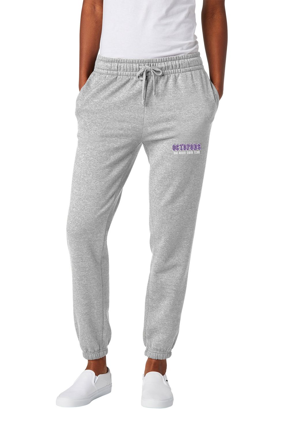 Women's Fleece Jogger-Light Heather Grey
