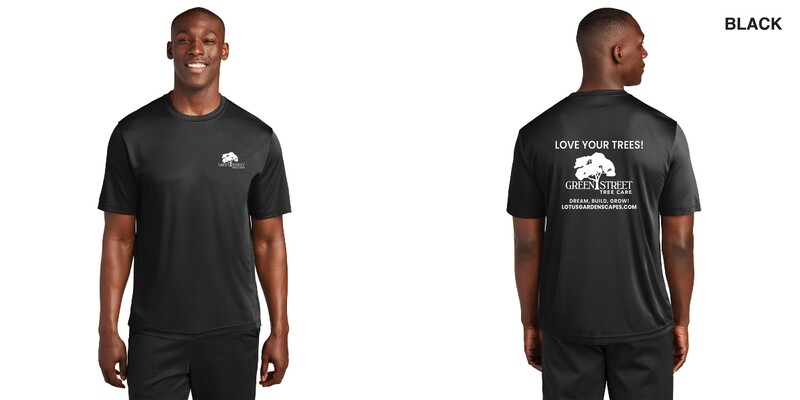 Adult Short Sleeve Performance T-Shirt- Black, Deep Orange, Grey Concrete, Sand, Woodland Brown, Silver, Iron Grey