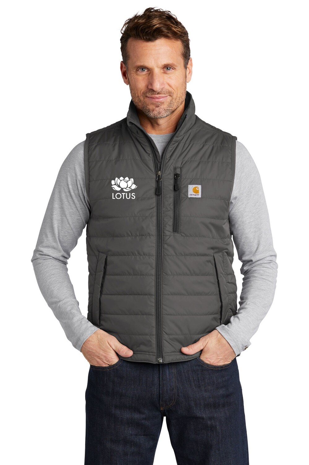 Unisex Carhartt Gilliam Vest - Charcoal, Moss Unisex Carhartt Gilliam Vest - Charcoal, Moss