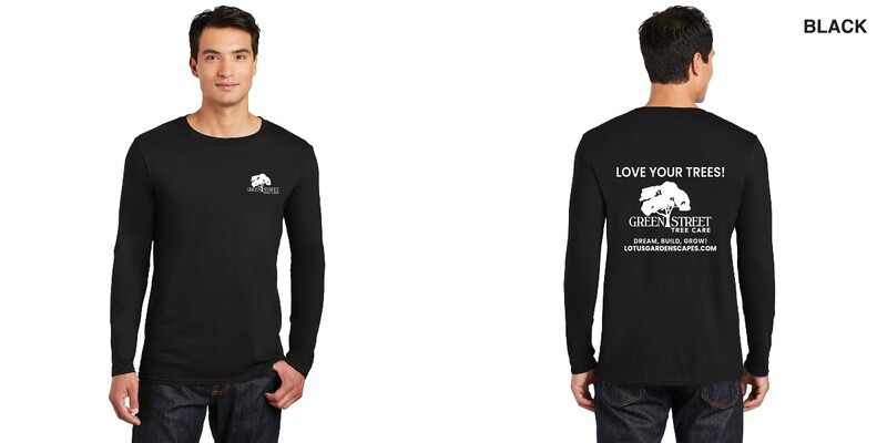 Soft Cotton Long Sleeve T-Shirt- Black, Sport Grey, Charcoal