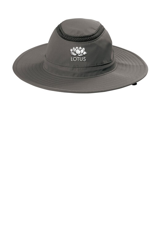 Outdoor Ventilated Wide Brim Hat- Sterling Grey/ Stone