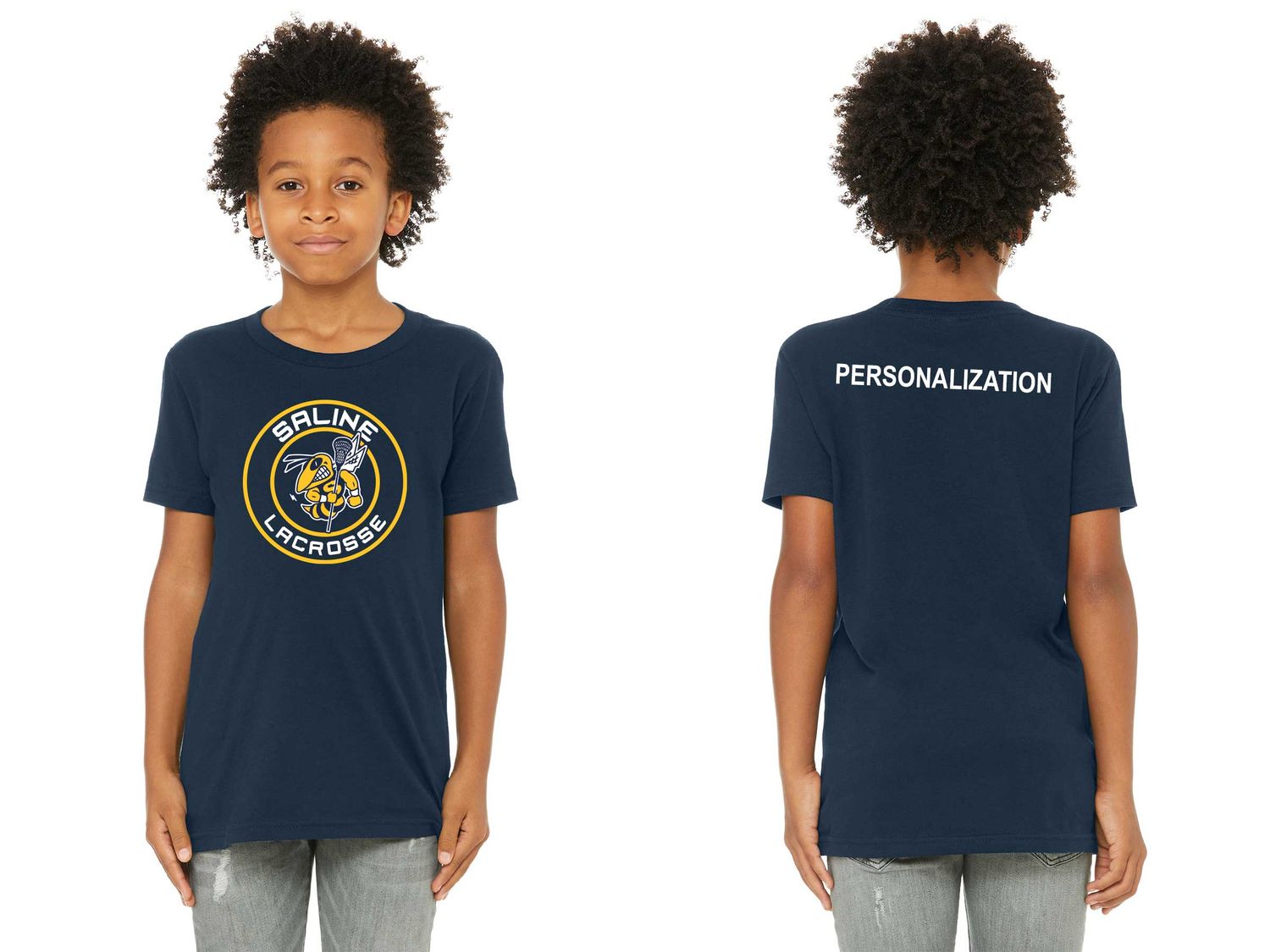 Youth Jersey Short Sleeve Tee - Navy