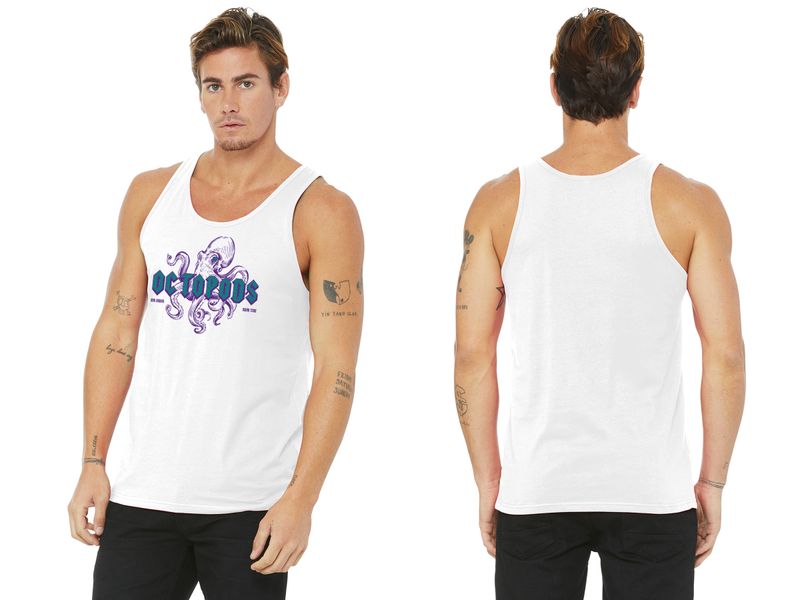 Unisex Jersey Tank - Black, White, Athletic Heather