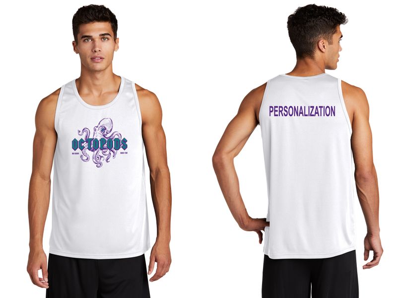Unisex Performance Tank -Black, White, Grey