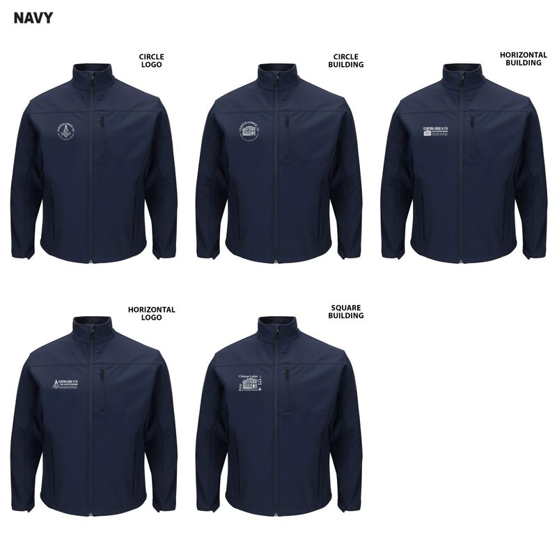 Red Kap- Deluxe Soft Shell Jacket- Charcoal, Navy