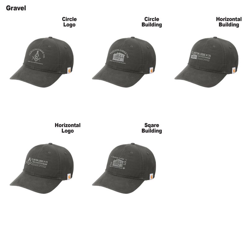Carhartt Cotton Canvas Cap (OSFA)- Black, Gravel, Navy