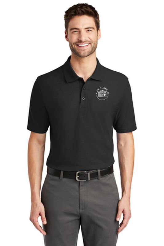 Adult Short Sleeve Stain-Release Polo (Tall sizes available)- Black, Navy, Royal, Steel Grey