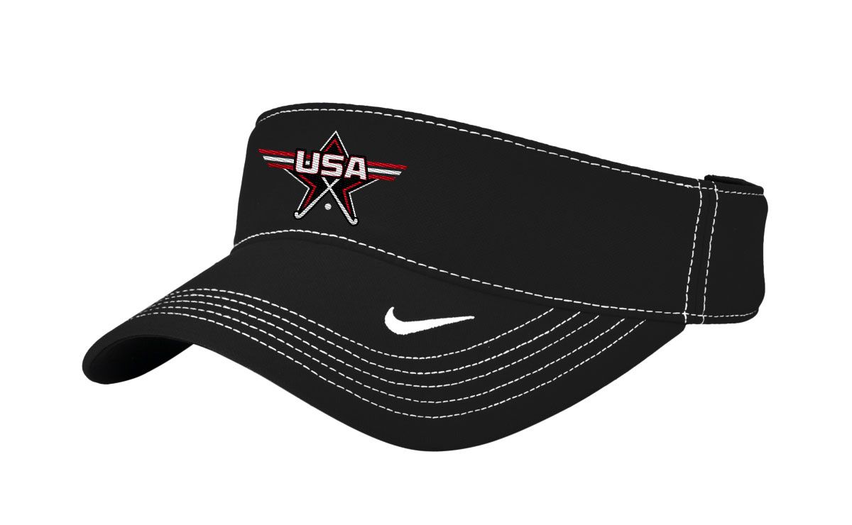 Nike Dri-FIT Ace Visor- Navy, White, Black Nike Dri-FIT Ace Visor- Navy, White, Black