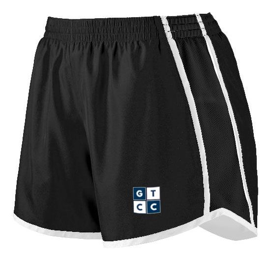 Women's Augusta Pulse Shorts (Girls Sizes Available) - Black/White and Navy/ White, Royal/White