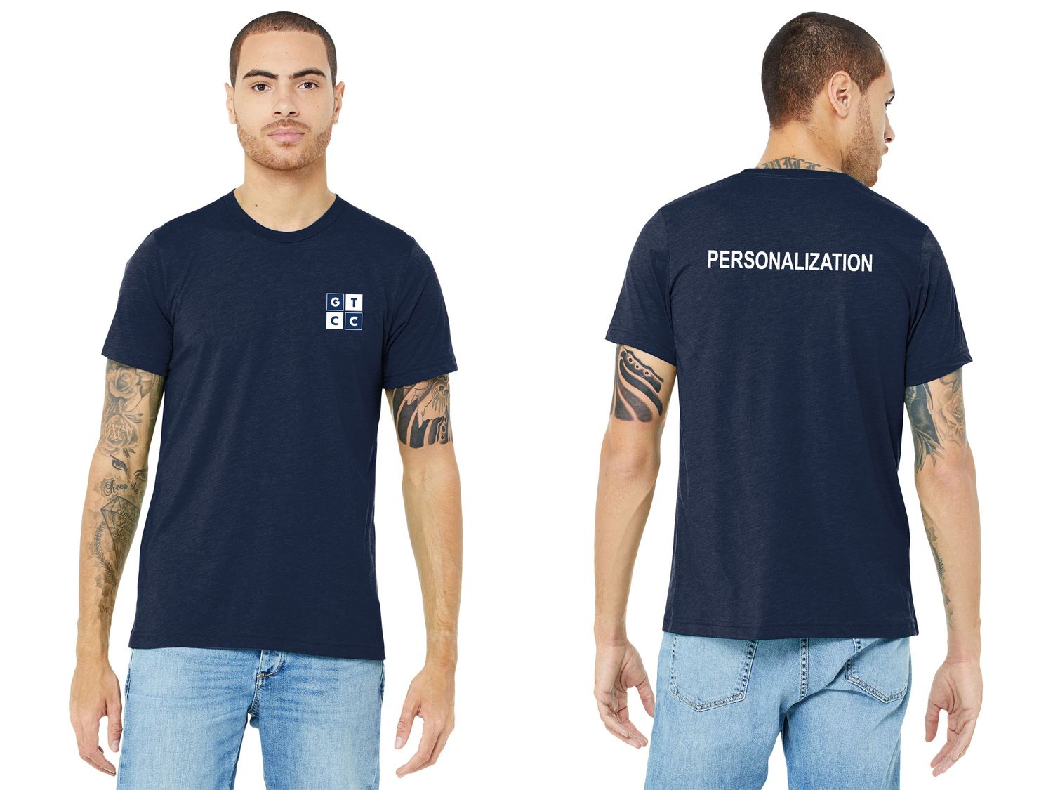Adult Triblend Soft Short Sleeve Tee Shirt-Navy, White, Blue, Athletic Grey Adult Triblend Soft Short Sleeve Tee Shirt-Navy, White, Blue, Athletic Grey