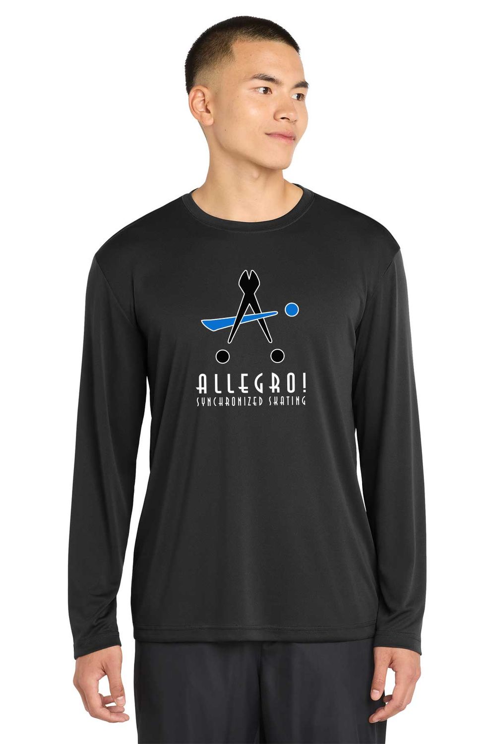 Adult Long Sleeve Performance- Silver, Red, Pink, White, Black