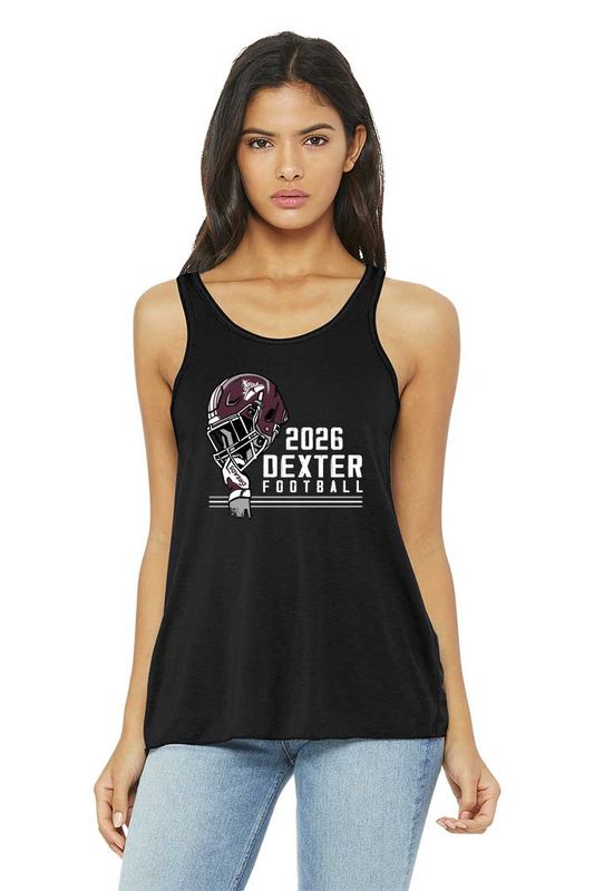 Women’s Bella+Canvas Racer Back Tank- Maroon, Black