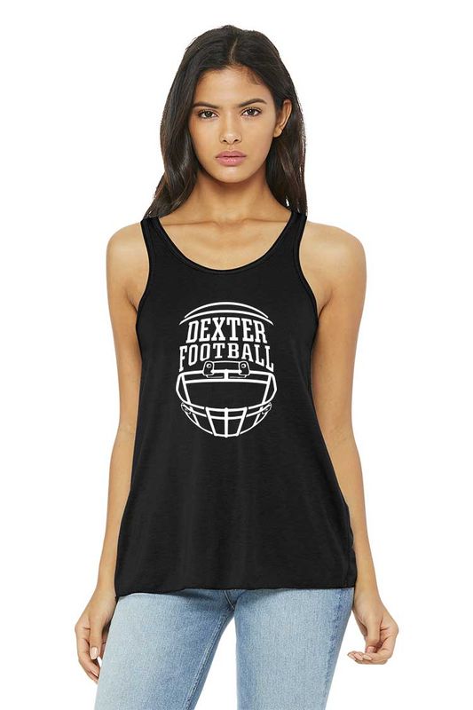 Women’s Bella+Canvas Racer Back Tank- Maroon, Black