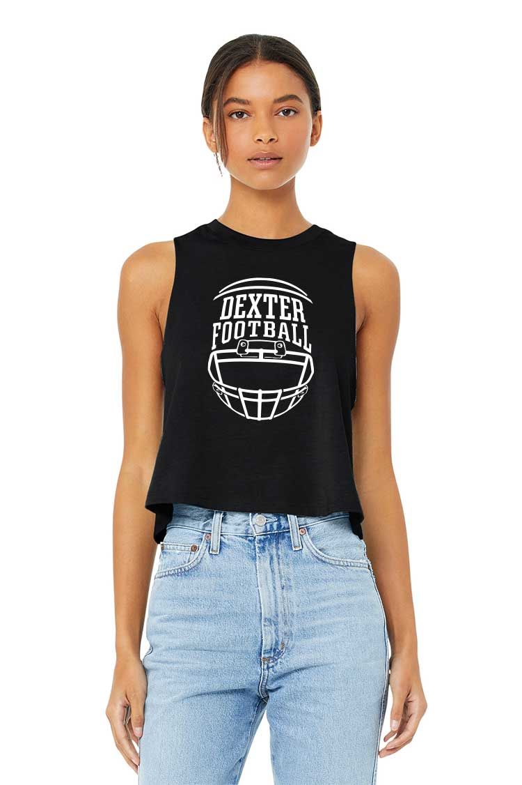 BELLA+CANVAS Women’s Racerback Cropped Tank- Black BELLA+CANVAS Women’s Racerback Cropped Tank- Black