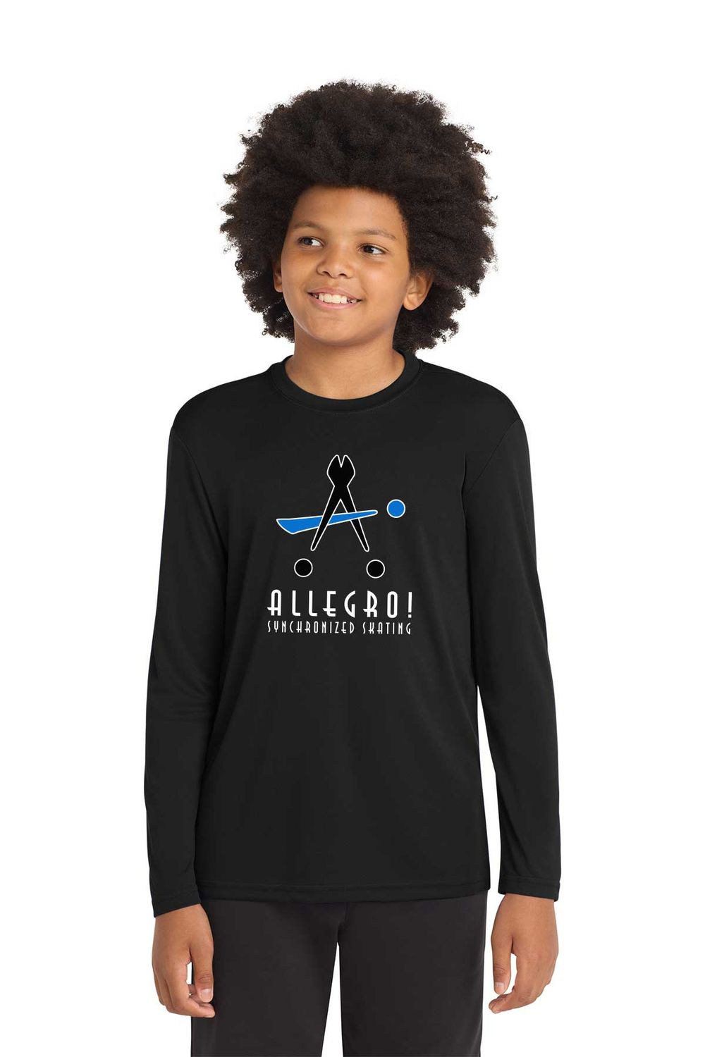 Youth Long Sleeve Performance Tee- Silver, Red, Pink, White, Black, Carolina Blue Youth Long Sleeve Performance Tee- Silver, Red, Pink, White, Black, Carolina Blue